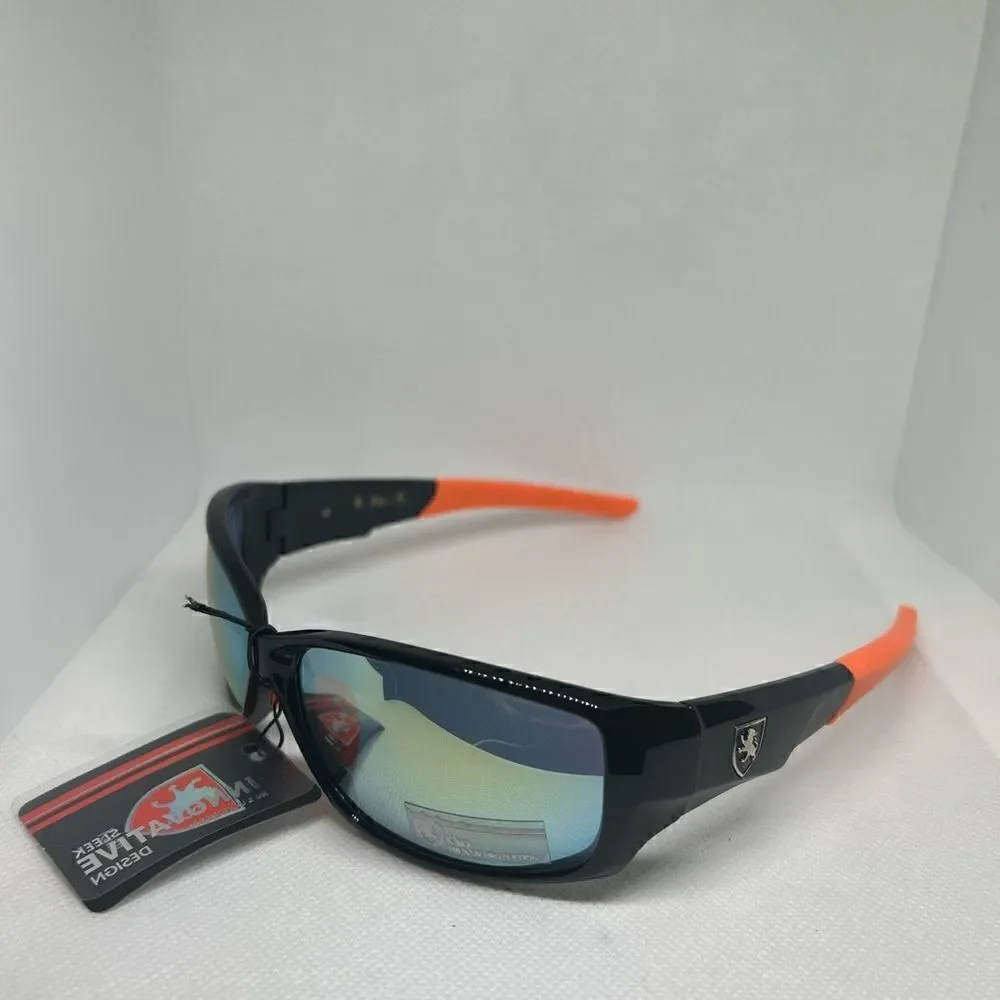Khan Mens Mirrored Sunglasses